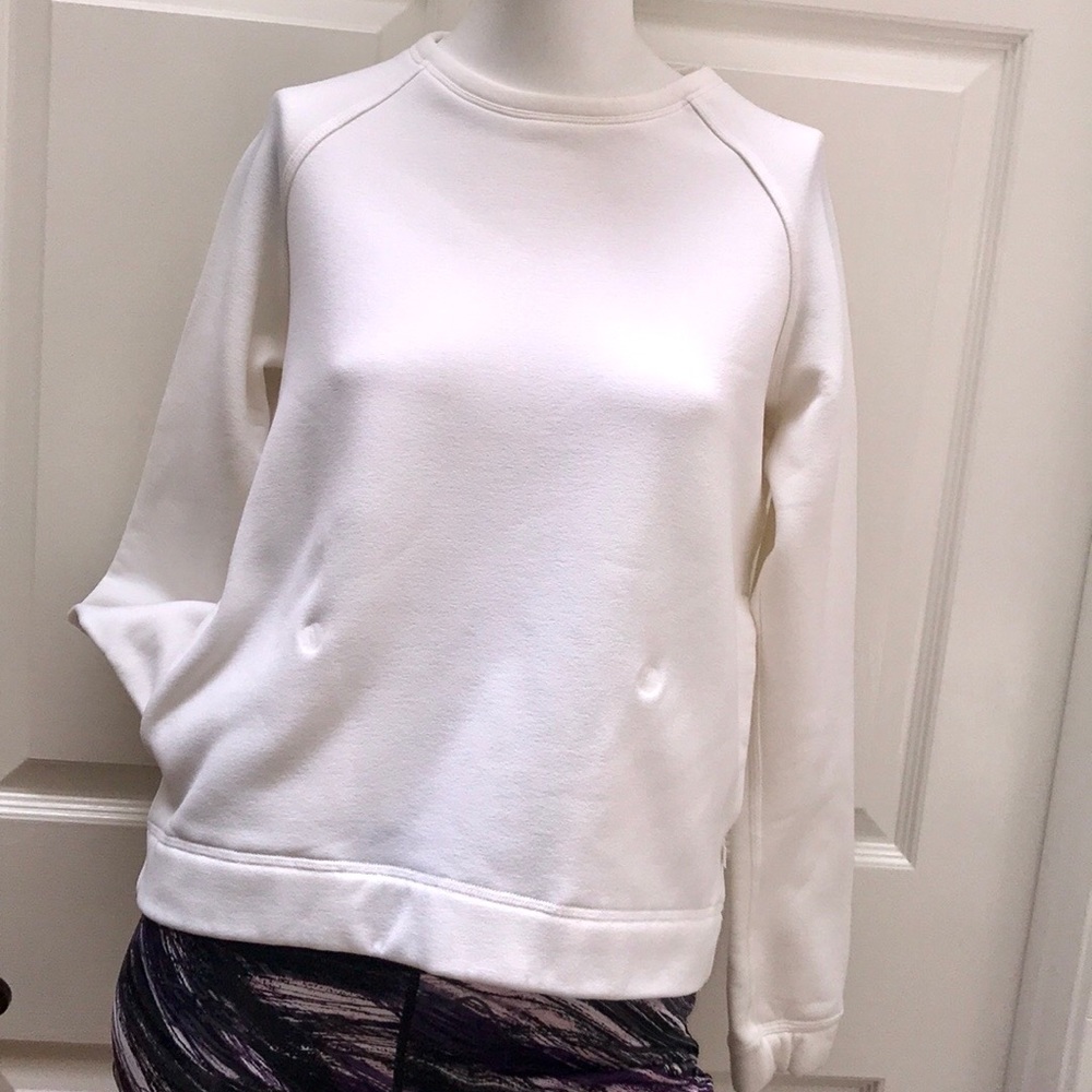 Lululemon White Sweatshirt Super Soft Size 6